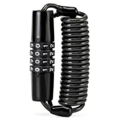 Zabezpieczenia do roweru - Zapięcie rowerowe ROCKBROS T610 Linka Czarny - miniaturka - grafika 1