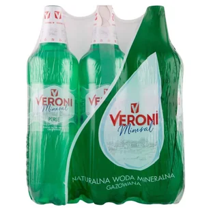 Veroni Mineral Perle Naturalna woda mineralna gazowana 1,5 l x 6 sztuk - Woda - miniaturka - grafika 1