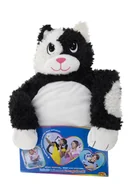 Maskotki i pluszaki - Little Big Hugs - plusz relaksujący 60 cm - Biało-Czarny Kot  (NEW) - miniaturka - grafika 1