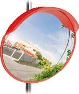 Lustra - relaxdays lustro drogowe 60 cm czerwone - miniaturka - grafika 1