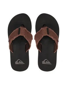 Quiksilver Japonki AQYL100047 Brązowy - Klapki i japonki męskie - miniaturka - grafika 1