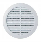 Kratki wentylacyjne - Parkanex Wentylacyjna Okrągła Tworzywo Fi 106 Biała - miniaturka - grafika 1