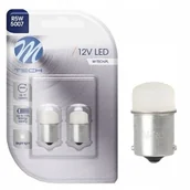 Żarówki samochodowe - R5W R10W P21W LED ŻARÓWKI BA15S 5007 12V DIODA BIAŁA - miniaturka - grafika 1