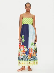 Seafolly Sukienka letnia Cuba 55439-DR Kolorowy Relaxed Fit - Sukienki - miniaturka - grafika 1