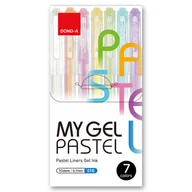Długopisy - DONGA-A Długopis żelowy Dong-a My pastel 7 kolorów - DONGA-A - miniaturka - grafika 1