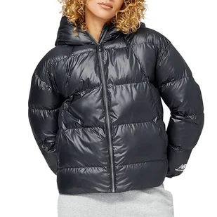Kurtka New Balance WJ23503PHM - czarna - Kurtki i kamizelki sportowe damskie - miniaturka - grafika 1