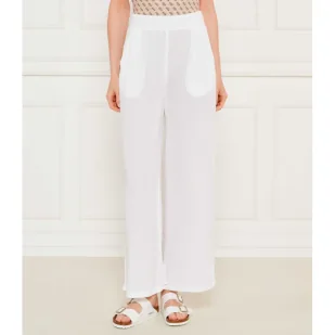 Guess Spodnie NOEMI flare fit - Spodnie damskie - miniaturka - grafika 1