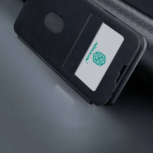 Nillkin Qin Leather Pro Case etui iPhone 14 Plus osłona na aparat kabura pokrowiec obudowa z klapką zielony - Etui i futerały do telefonów - miniaturka - grafika 17