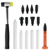 Zestawy narzędziowe - Zestaw Młotek Blacharski + Pobijaki Pdr + Pobijaki Usuwanie Wyciąganie Wgnieceń - miniaturka - grafika 1