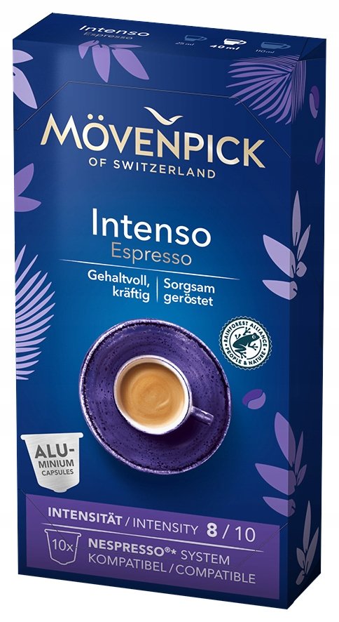 Kapsułki do Nespresso Kawa Movenpick Intenso Espresso 10 sztuk