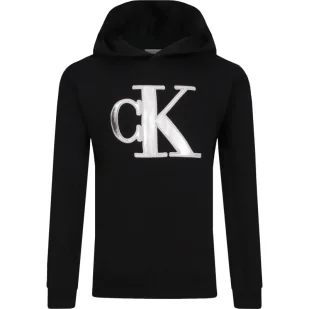 CALVIN KLEIN JEANS Bluza | Regular Fit - Bluzy dla dziewczynek - miniaturka - grafika 1