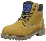 Kozaki damskie - TOM TAILOR Chłopcy 1672101 kozaki z krótką cholewką, brązowy - Braun Camel - 37 eu - miniaturka - grafika 1