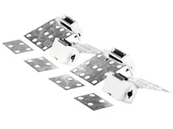 Narzędzia glazurnicze - MOTIVE INTER-S Metalowe uchwyty magnetyczne do montażu na płytkach ceramicznych w otworach rewizyjnych. 070 125 - miniaturka - grafika 1