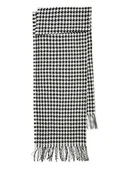 Apaszki i szaliki damskie - Pieces Szal w kolorze czarno-białym - 190 x 65 cm - miniaturka - grafika 1