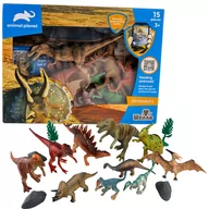 Mały naukowiec - Dinozaury Zestaw Zwierząt 15 Elem. Animal Planet - miniaturka - grafika 1