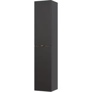 Szafka Łazienkowa Wisząca Słupek 800 Capri Cosmos Comad Czarny, Dąb Craft Złoty - Szafki łazienkowe - miniaturka - grafika 1
