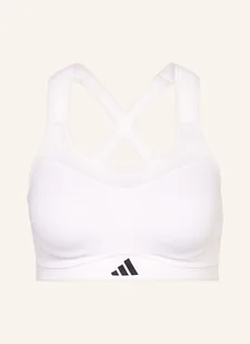 Adidas Biustonosz Sportowy Tlrd Impact Training Z Siateczką weiss - Biustonosze - miniaturka - grafika 1
