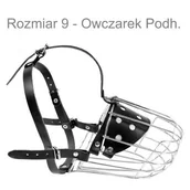 Kagańce dla psów - Dino Kaganiec Metalowy Owczarek Podhalański 9 - miniaturka - grafika 1