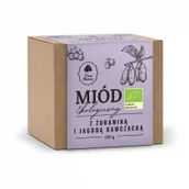 Miód - Dary Natury Miód z Żurawiną i Jagodą Kamczacką BIO 230g - - miniaturka - grafika 1