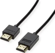 Kable komputerowe i do monitorów - Kabel Roline Kabel ROLINE 4K HDMI Ultra HD z Ethernetem, aktywny, ST/ST, czarny, 2 m - miniaturka - grafika 1