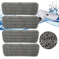 Miotły, szufle, mopy - Wkład do mopa zapas do mopa płaskiego zestaw 4 wkłady z mikrofibry 14x42 cm - miniaturka - grafika 1