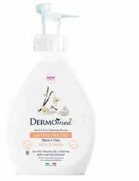 Mydło do rąk i twarzy w piance MLEKO & WANILIA, Dermomed, 500 ml - Mydła - miniaturka - grafika 1
