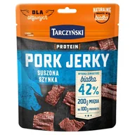 Pasztet i przetwory mięsne - Tarczyński Porky Jerky suszona szynka 40 g - miniaturka - grafika 1