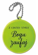 Zawieszki - SZARON Zawieszka odblaskowa - Z całego serca Bogu zaufaj - Szaron - miniaturka - grafika 1