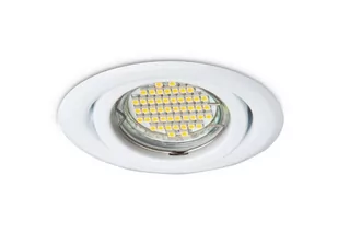 Superled Oprawa oprawka led halogenowa ruchoma okrągła kolor biały OH15 0947 0947 - Oprawy, klosze i abażury - miniaturka - grafika 1