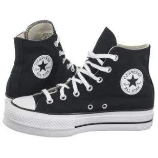 Trampki CTAS Lift Wide Hi Black/White/White A09194C (CO725-a) Converse - Trampki damskie - miniaturka - grafika 1