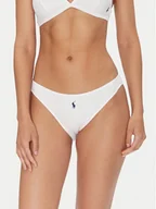 Majtki damskie - Polo Ralph Lauren Figi klasyczne 4P0213 Biały - miniaturka - grafika 1