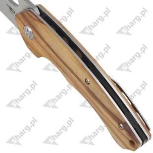 Nóż składany Bestech Skirmish Natural Olivewood, Satin 154CM (BL06B) - Noże - miniaturka - grafika 4