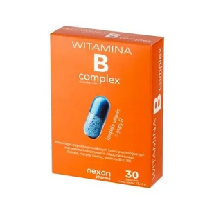 Witamina B complex, 30kaps. - Witaminy i minerały - miniaturka - grafika 1
