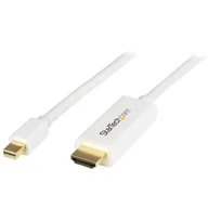 Adaptery i przejściówki - StarTech.com MDP2HDMM2MW adapter kablowy 2 m Mini DisplayPort HDMI Typu A (Standard) Biały - miniaturka - grafika 1