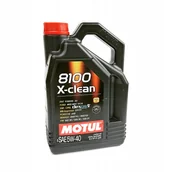 Oleje silnikowe - Motul 8100 X-clean 4 l 5W-40 - miniaturka - grafika 1