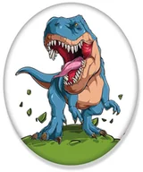 Poduszki dekoracyjne - Poduszka Kształtka Dinozaur, Podi-92 - miniaturka - grafika 1