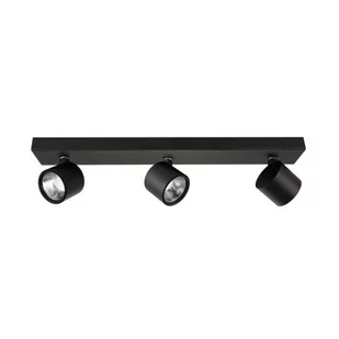 Italux Plafon LAMPA sufitowa BONIVA SPL-2854-3B-BL metalowa OPRAWA regulowane LED 15W 3000K reflektorki na listwie czarne SPL-2854-3B-BL - Lampy sufitowe - miniaturka - grafika 1