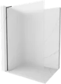 Ścianki i drzwi prysznicowe - Mexen Kioto L ścianka prysznicowa Walk-in 110 x 200 cm, szron, gun gray szczotkowany - 800-110-103-66-30 - miniaturka - grafika 1