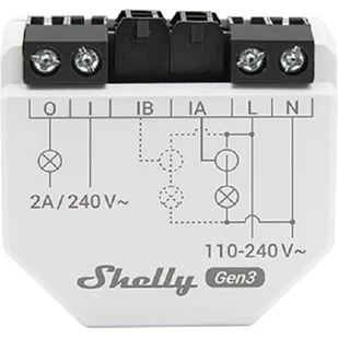 Sterownik SHELLY EM Gen3 Wi-fi Bluetooth - Systemy inteligentnych domów - miniaturka - grafika 1