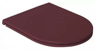 ISVEA - Deska sedesowa wypinana wolnoopadająca INFINITY Slim Soft Close kolor MAROON RED MAT 40KF0543I-S - Deski sedesowe - miniaturka - grafika 1