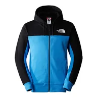 Bluzy sportowe męskie - Bluza The North Face Icon 0A7X1YLV61 - niebiesko-czarna - miniaturka - grafika 1