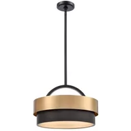 Lampy sufitowe - Coburg D40 lampa wisząca 4xE14 czarna/mosiądz P04760BR - miniaturka - grafika 1