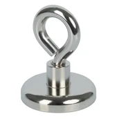 Magnesy - Magnes neodymowy z oczkiem 32 x 44 mm Fix-O-Moll - miniaturka - grafika 1