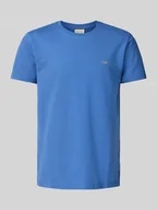 Koszulki męskie - T-shirt o kroju slim fit z wyhaftowanym logo - miniaturka - grafika 1