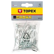 Akcesoria do kos i kosiarek - grupa topex Nity aluminiowe 4,8x14,5mm 43E504 50 szt. 43E504 - miniaturka - grafika 1