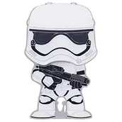 Plecaki - Funko Pop! Duża emaliowana przypinka Star Wars: Storm Trooper First Order - Szturmowiec - Gwiezdne Wojny Emaliowane przypinki - Urocza kolekcjonerska nowość broszka - do plecaków i toreb - Pomysł na - miniaturka - grafika 1