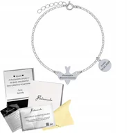 Bransoletki - Bransoletka Srebrna Gołębica Duch Święty Łańcuszek 925 GRAWER GRATIS - miniaturka - grafika 1