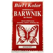 Środki do prania - Bk Barwnik do tkanin uniwersalny Wiśniowy - miniaturka - grafika 1