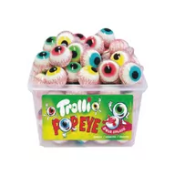 Gumy do żucia, lizaki, dropsy - SŁODKA  TROLLI ŻELKOWE OCZY     70SZT - miniaturka - grafika 1