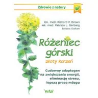 Zdrowie - poradniki - Różeniec Górski Złoty Korzeń Cudowny Adaptogen Na Zwiększenie Energii Eliminację Stresu Lepszą Pracę Mózgu I Wiele Innych Richard P Brown,patricia L Gerbarg,barbara Graham - miniaturka - grafika 1